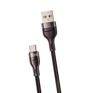 کابل فست شارژ کنفی USB به Type-C بیوا (Biva) مدل C-08T طول 1.2 متر